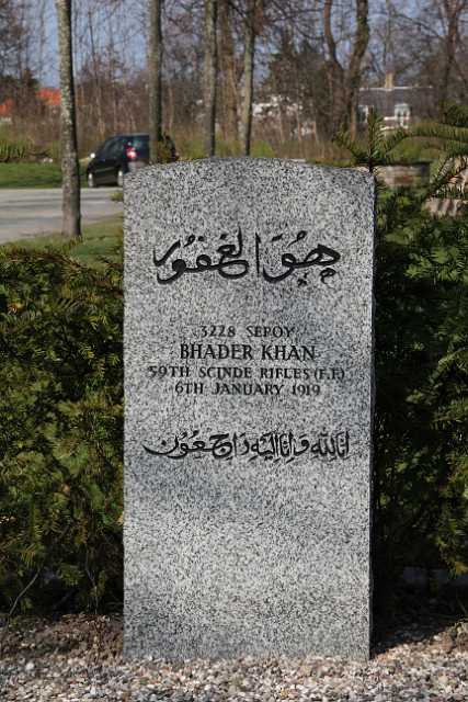 Vestre kirkegaard (28).JPG - Badahar/Bhader Khan, Sepoy 59th Scinde Rifles (Frontier Force)